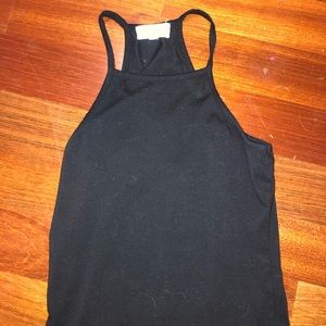 Black tank top.